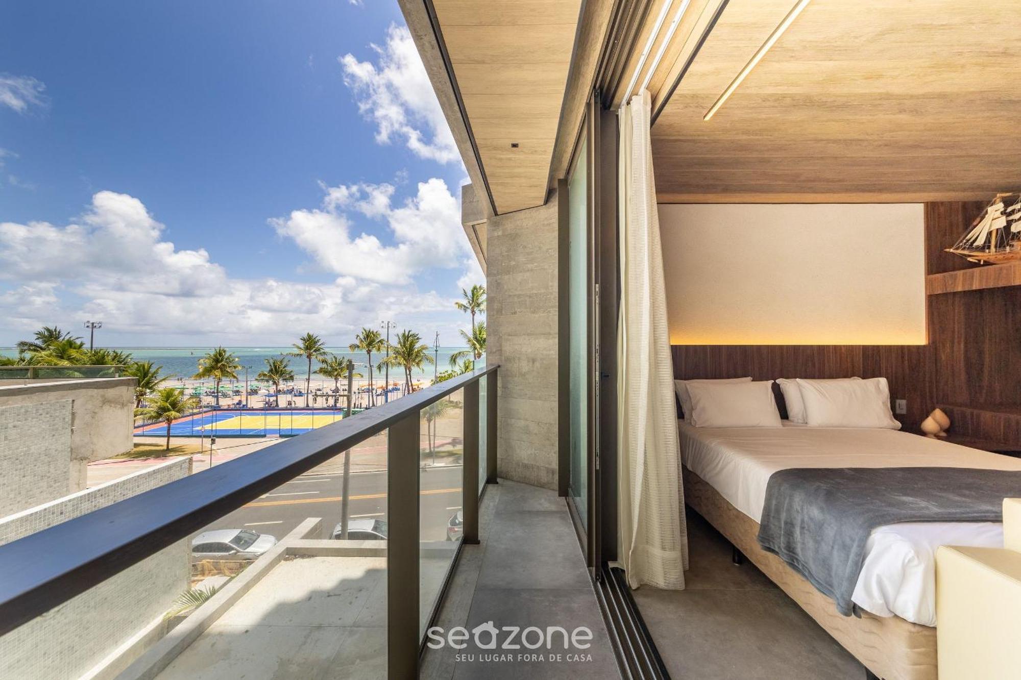 Nwts - Estudios Com Vista Lateral Mar Em