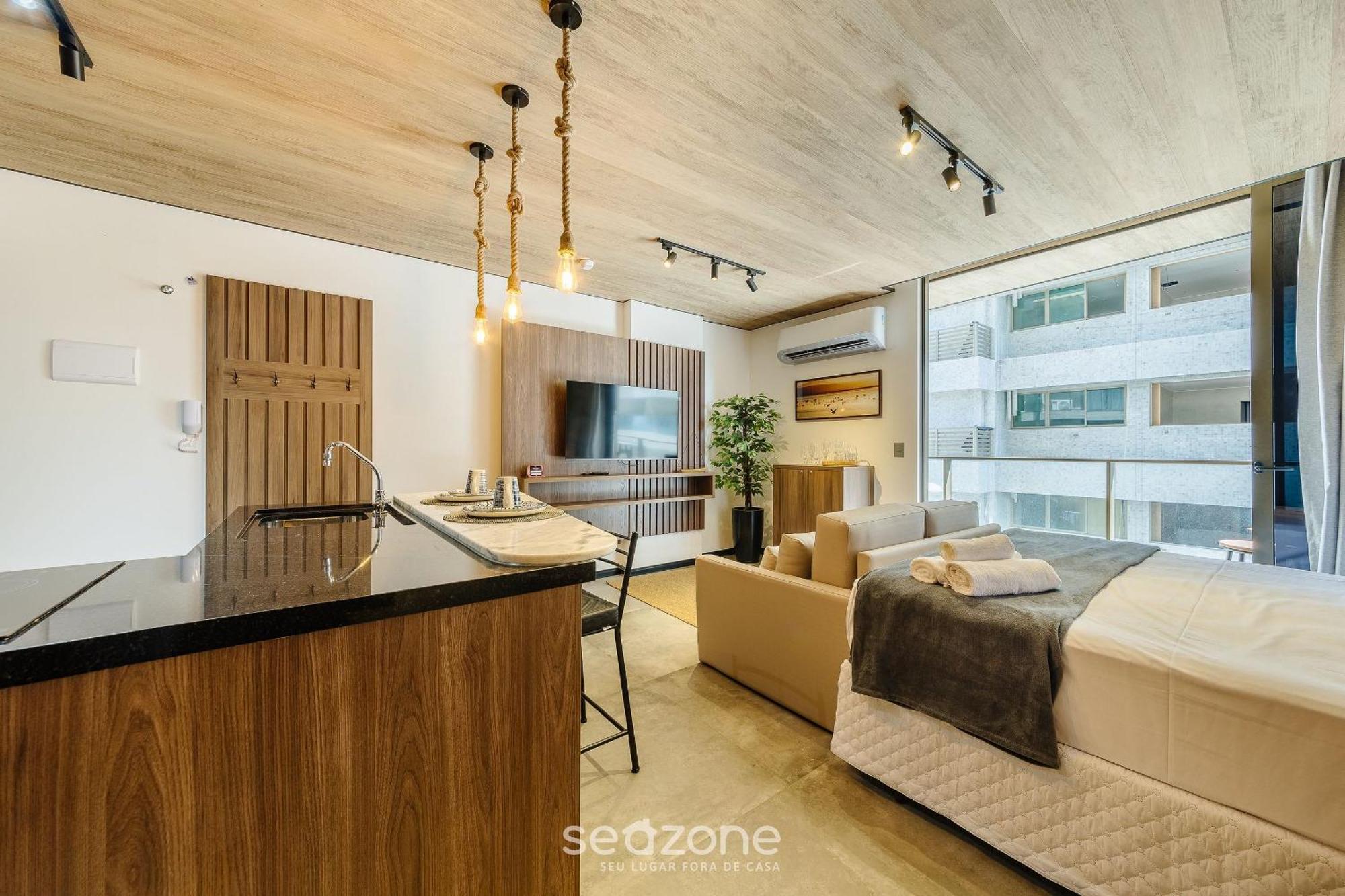 Nwts - Estudios Com Vista Lateral Mar Em Apartment