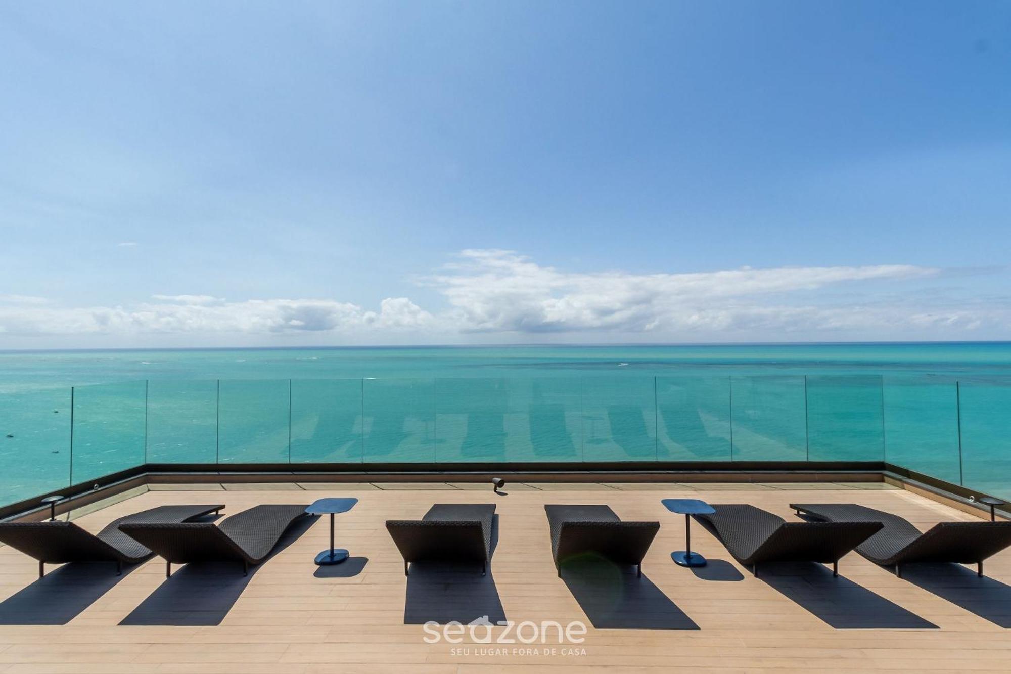 Nwts - Estudios Com Vista Lateral Mar Em *